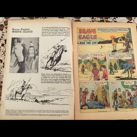 Vintage Brave Eagle Comic Book - Picture 3 of 7